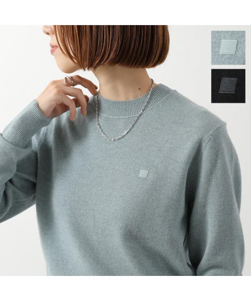 アクネストゥディオズ Acne Studios Acne Studios ニット C60115 長袖 ウールブレンド （AAT/Dustyblue-ブルー） AAT/Dustyblue-ブルー