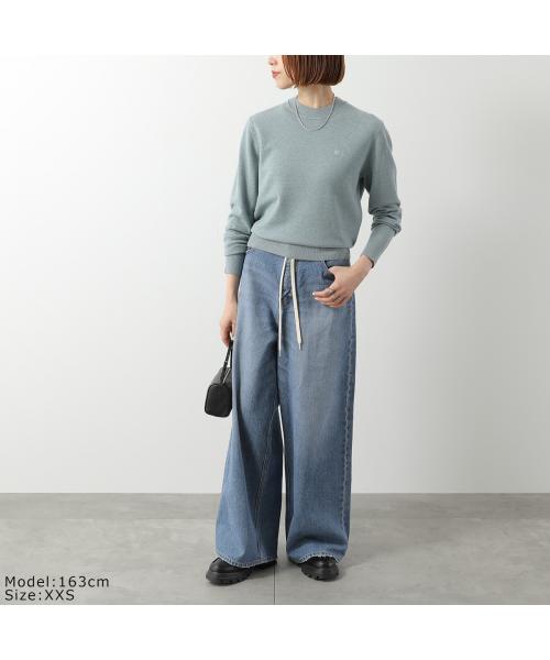 アクネストゥディオズ Acne Studios Acne Studios ニット C60115 長袖 ウールブレンド （AAT/Dustyblue-ブルー） AAT/Dustyblue-ブルー