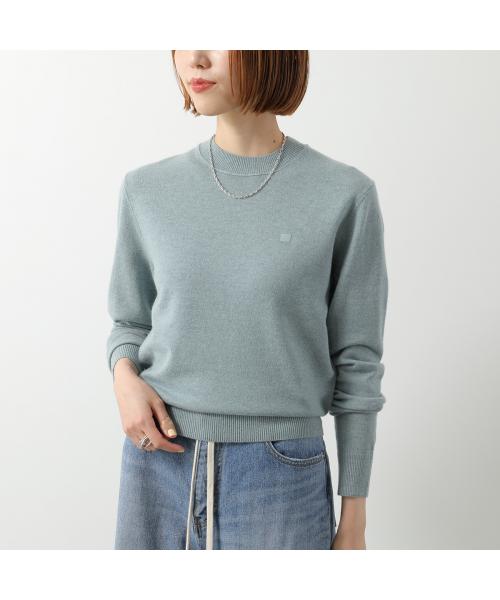 アクネストゥディオズ Acne Studios Acne Studios ニット C60115 長袖 ウールブレンド （AAT/Dustyblue-ブルー） AAT/Dustyblue-ブルー