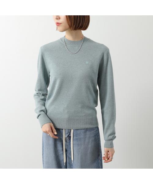 アクネストゥディオズ Acne Studios Acne Studios ニット C60115 長袖 ウールブレンド （AAT/Dustyblue-ブルー） AAT/Dustyblue-ブルー