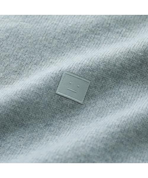 アクネストゥディオズ Acne Studios Acne Studios ニット C60115 長袖 ウールブレンド （AAT/Dustyblue-ブルー） AAT/Dustyblue-ブルー