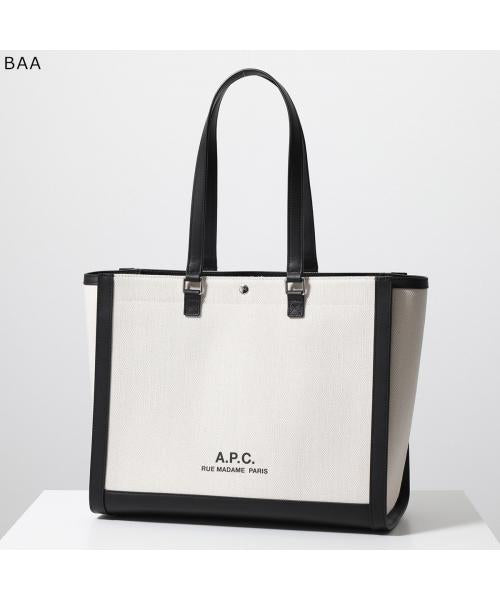 アーペーセー A.P.C. APC A.P.C. バッグ cabas camille shoulder 2.0 COEYO M61802 （LZZ/アイボリー×ブラック） LZZ/アイボリー×ブラック