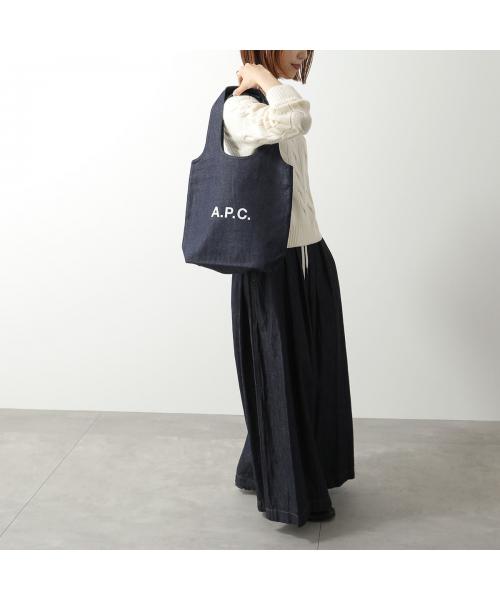 アーペーセー A.P.C. APC A.P.C. トートバッグ M61861 デニム素材 （COZZS/LZZ/NOIR/ブラック） COZZS/LZZ/NOIR/ブラック