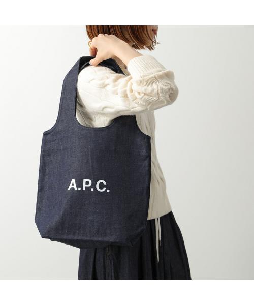 アーペーセー A.P.C. APC A.P.C. トートバッグ M61861 デニム素材 （COZZS/LZZ/NOIR/ブラック） COZZS/LZZ/NOIR/ブラック