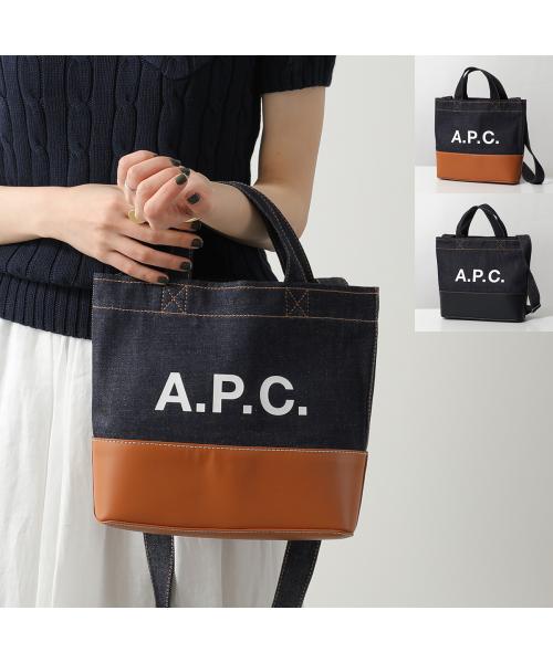 アーペーセー A.P.C. APC A.P.C. ショルダーバッグ tote axel mini COHLO M67009 （IAK/DARK-NAVY/ブルー他） IAK/DARK-NAVY/ブルー他