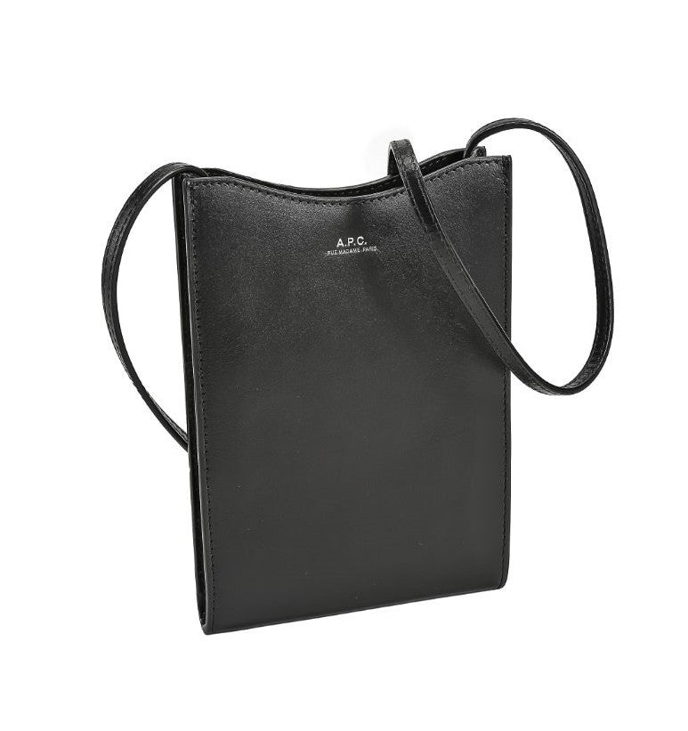 A.P.C. PXBMW H63043 Shoulder Bag for Men, Shoulder Bag, Leather Neck P A.P.C. PXBMW H63043 Shoulder Bag for Men, Shoulder Bag, Leather Neck P