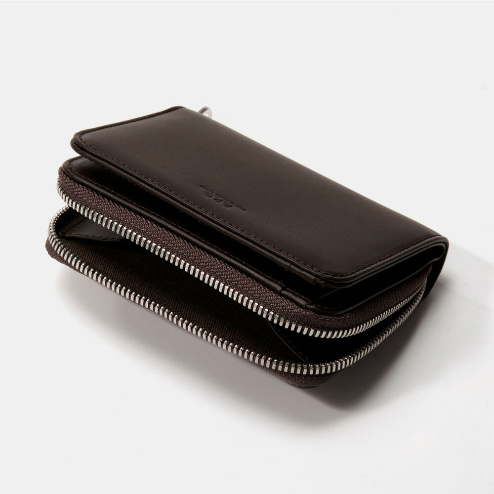 アーペーセー A.P.C. PXAWV H63087 二つ折り財布 メンズ レディース 財布 ミニ財布 小銭入れ レザー シンプル プレゼント カーフレザー