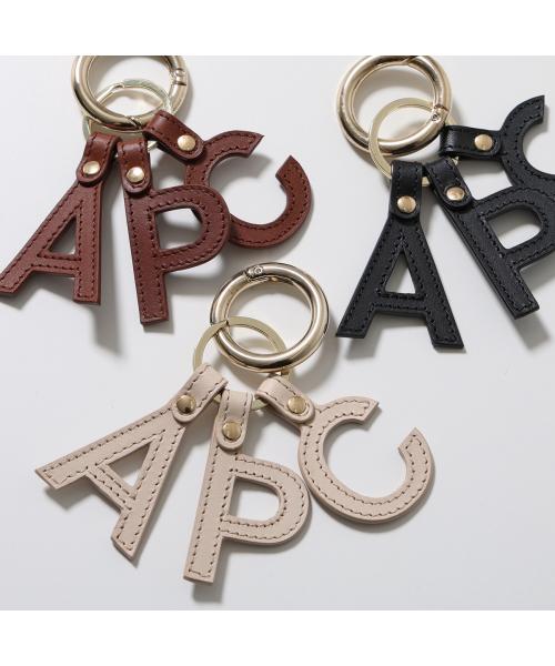 アーペーセー A.P.C. APC A.P.C. キーリング Porte Clefs Lettres APC PXAWV F63656 （AAH/ライトベージュ） AAH/ライトベージュ