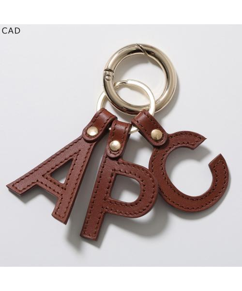 アーペーセー A.P.C. APC A.P.C. キーリング Porte Clefs Lettres APC PXAWV F63656 （AAH/ライトベージュ） AAH/ライトベージュ