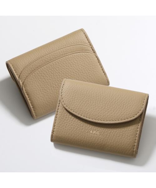 アーペーセー A.P.C. APC A.P.C. カードケース buisness card holder PXCBC F63349 （BAR/CAJOU-ベージュ） BAR/CAJOU-ベージュ