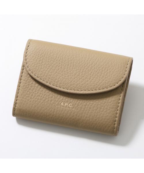 アーペーセー A.P.C. APC A.P.C. カードケース buisness card holder PXCBC F63349 （BAR/CAJOU-ベージュ） BAR/CAJOU-ベージュ