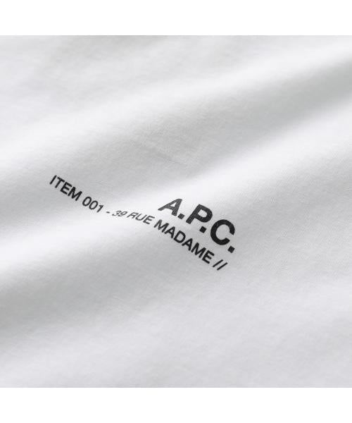 アーペーセー A.P.C. APC A.P.C. Tシャツ カットソー COFBT H26904 Item （AAB/ホワイト） AAB/ホワイト