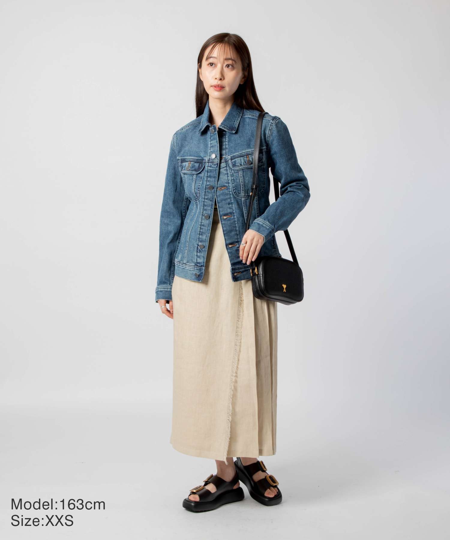 A.P.C. COZZK H02223 Jacket Men's Outerwear Denim Jacket Long Sleeve Street Regular Fit Simple Outdoor XXS ML Indigo
