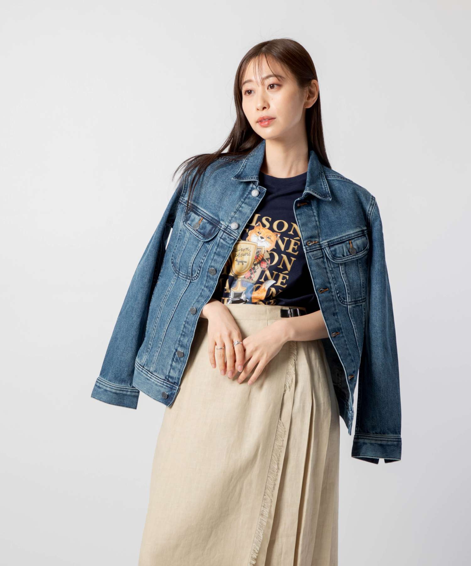 A.P.C. COZZK H02223 Jacket Men's Outerwear Denim Jacket Long Sleeve Street Regular Fit Simple Outdoor XXS ML Indigo