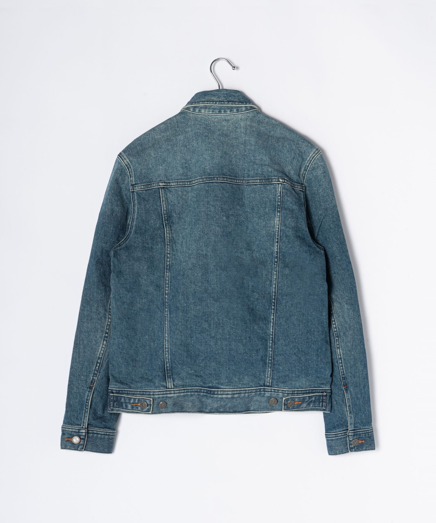 A.P.C. COZZK H02223 Jacket Men's Outerwear Denim Jacket Long Sleeve Street Regular Fit Simple Outdoor XXS ML Indigo