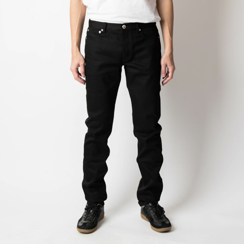 A.P.C. Jeans COZZS M09047 Denim Men's Women's Bottoms Stretch Denim Petit New Standard PETIT NEW STANDARD Black