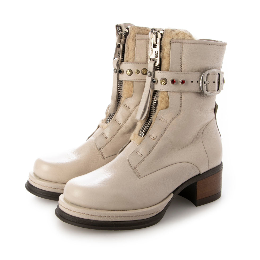 エーエスキュウジュウハチ A.S.98 A.S.98 ブーツ,ICE+BEIGE