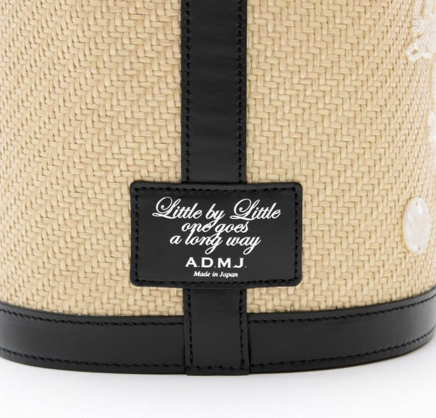 【日本製 |軽量】アクセソワ ドゥ マドモワゼル A.D.M.J. パーリヤシンテティカバケット2WAYトート （NATURAL） NATURAL