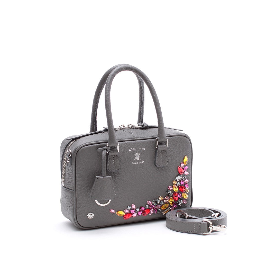 ADMJ アクセソワ スワロフスキー ボストン Made in Japan |Lightweight】 Accessoire de Mademoiselle A.D.M.J.