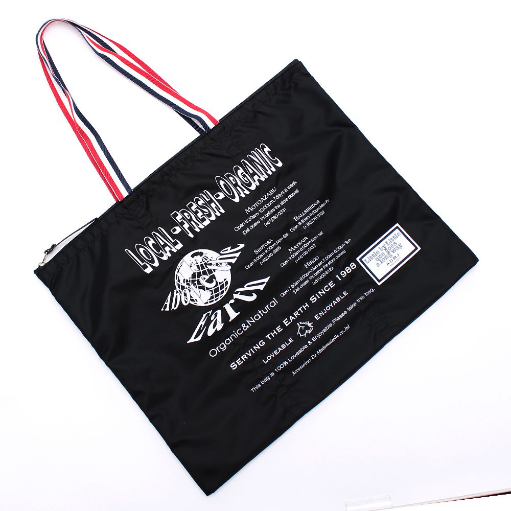 アクセソワ ドゥ マドモワゼル A.D.M.J. デービス/オリタタミバッグL BLACK （BLACK） BLACK