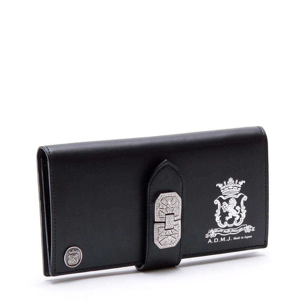 【日本製 |軽量】アクセソワ ドゥ マドモワゼル A.D.M.J. ヴィッテリアルマアールデコウォレット （NERO） NERO