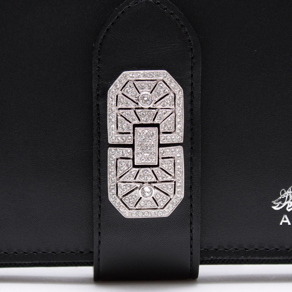 【日本製 |軽量】アクセソワ ドゥ マドモワゼル A.D.M.J. ヴィッテリアルマアールデコウォレット （NERO） NERO