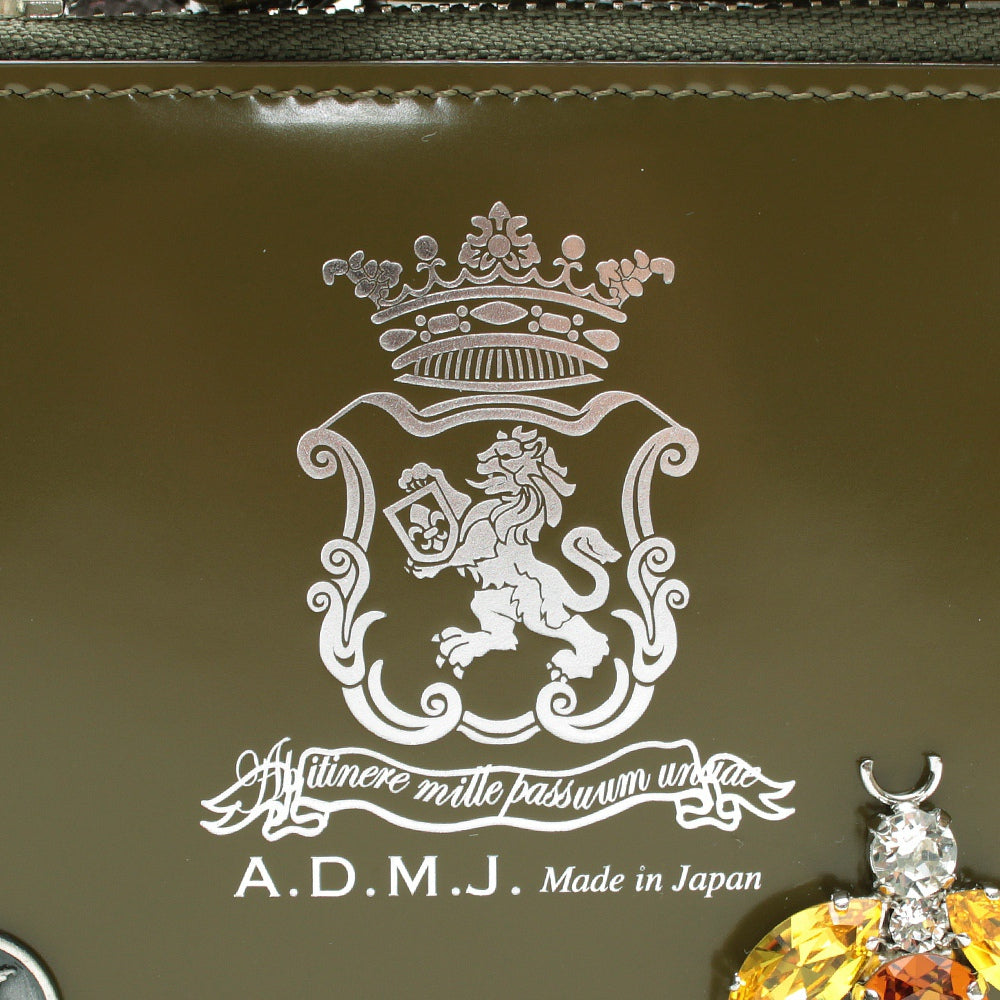 【日本製 |軽量】アクセソワ ドゥ マドモワゼル A.D.M.J. カルヴィ/ザ・ビースモールウォレット （MILITARY） MILITARY