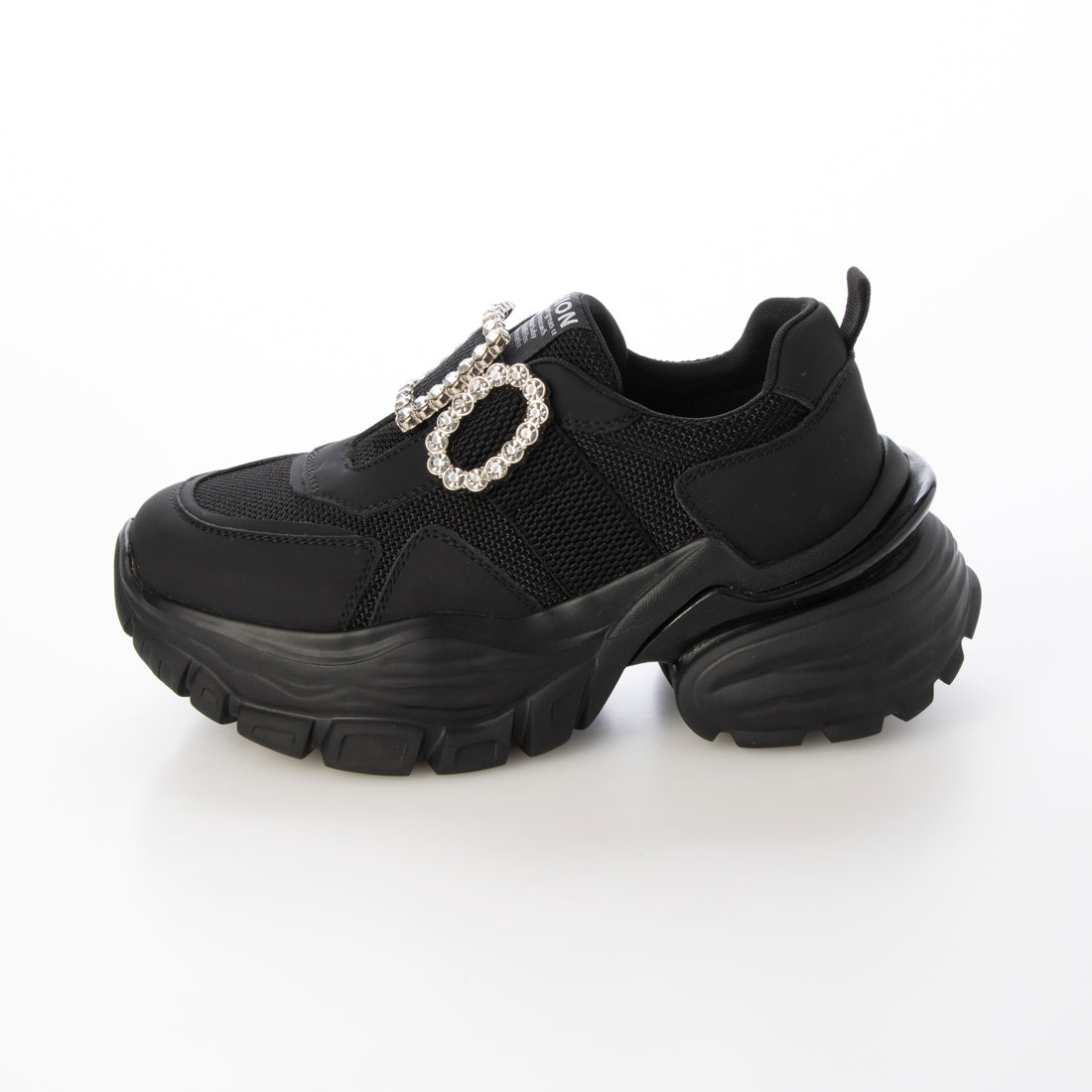 A.I  A.I Visual Sneaker Black High Sole 04-7670