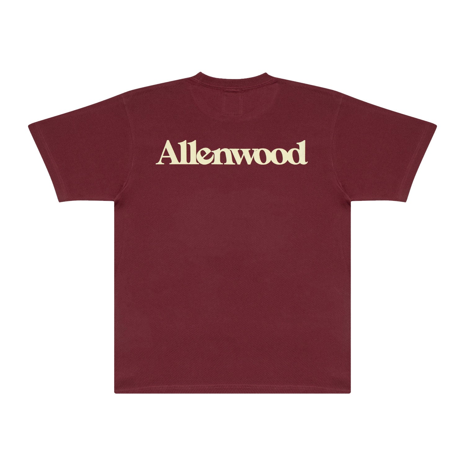 アレンウッド Allenwood LOGO T-SHIRT （BURGUNDY） BURGUNDY