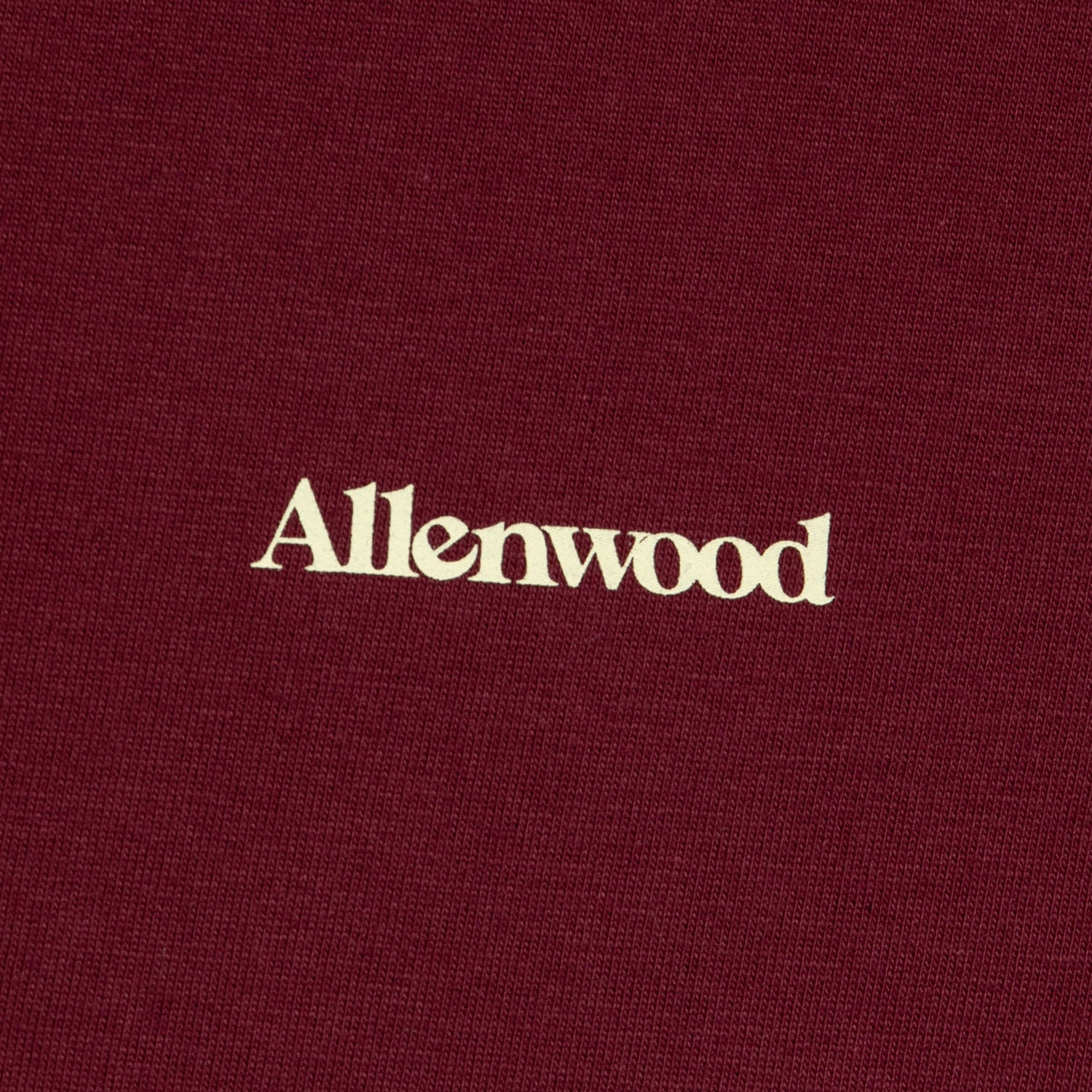 アレンウッド Allenwood LOGO T-SHIRT （BURGUNDY） BURGUNDY
