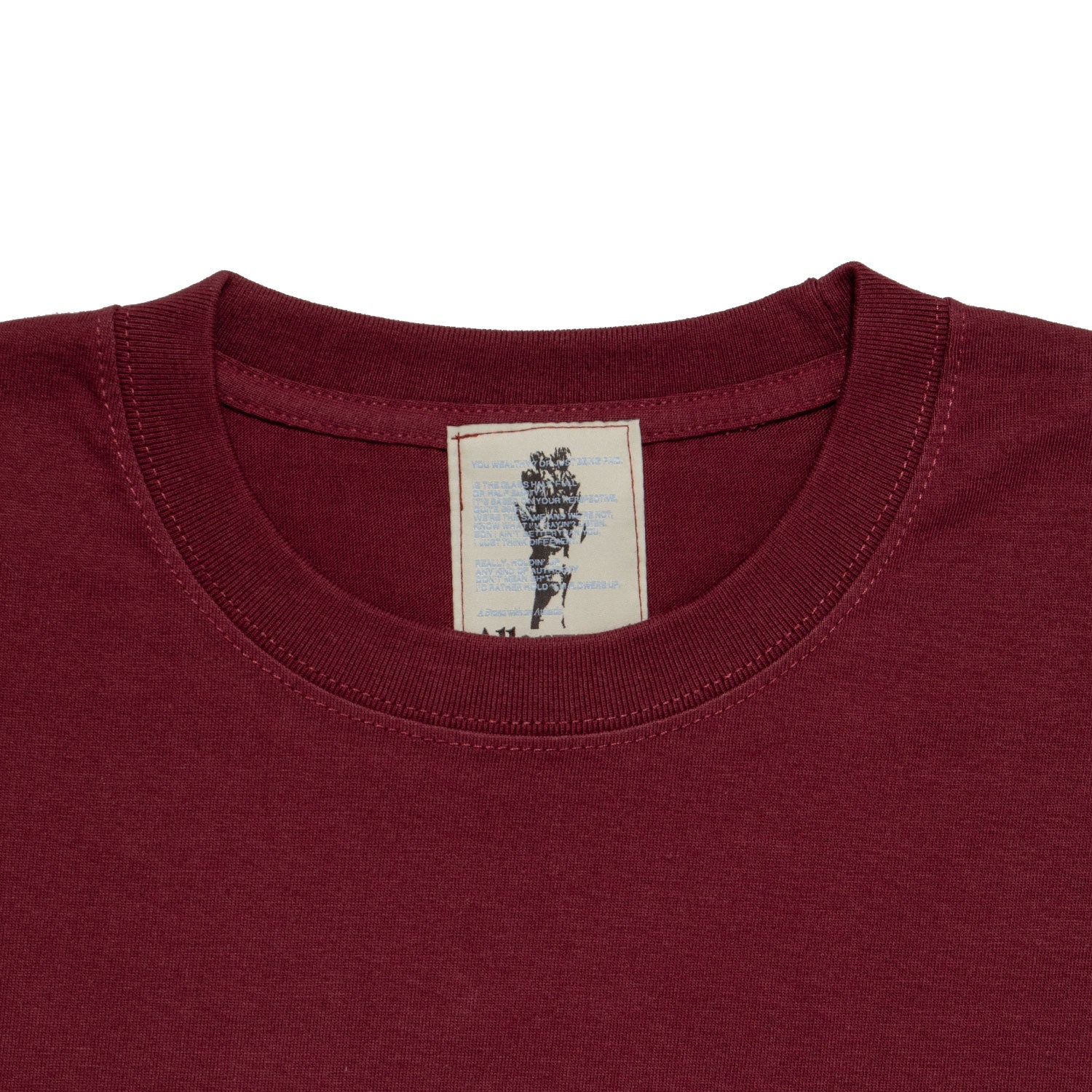 アレンウッド Allenwood LOGO T-SHIRT （BURGUNDY） BURGUNDY