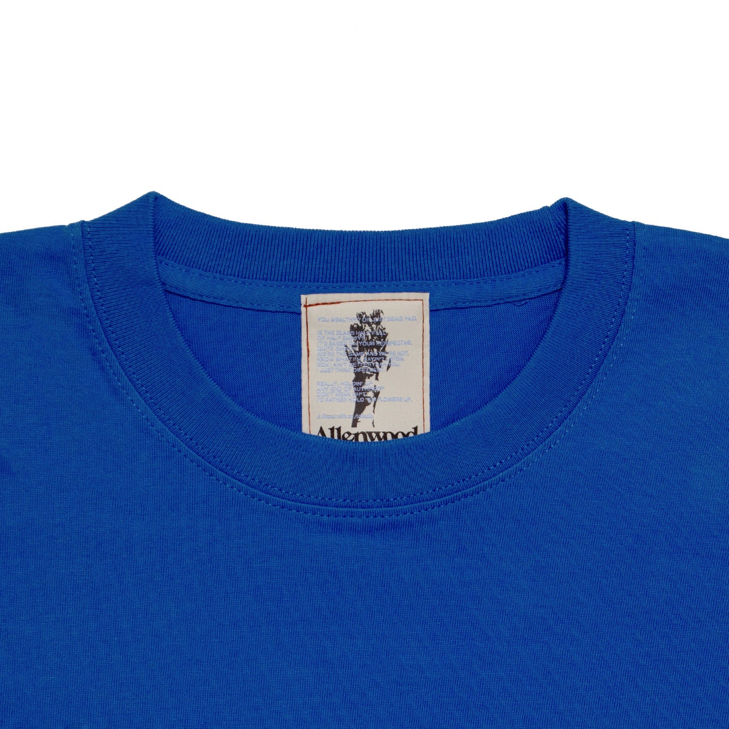 アレンウッド Allenwood LOGO T-SHIRT （ROYAL BLUE） ROYAL BLUE