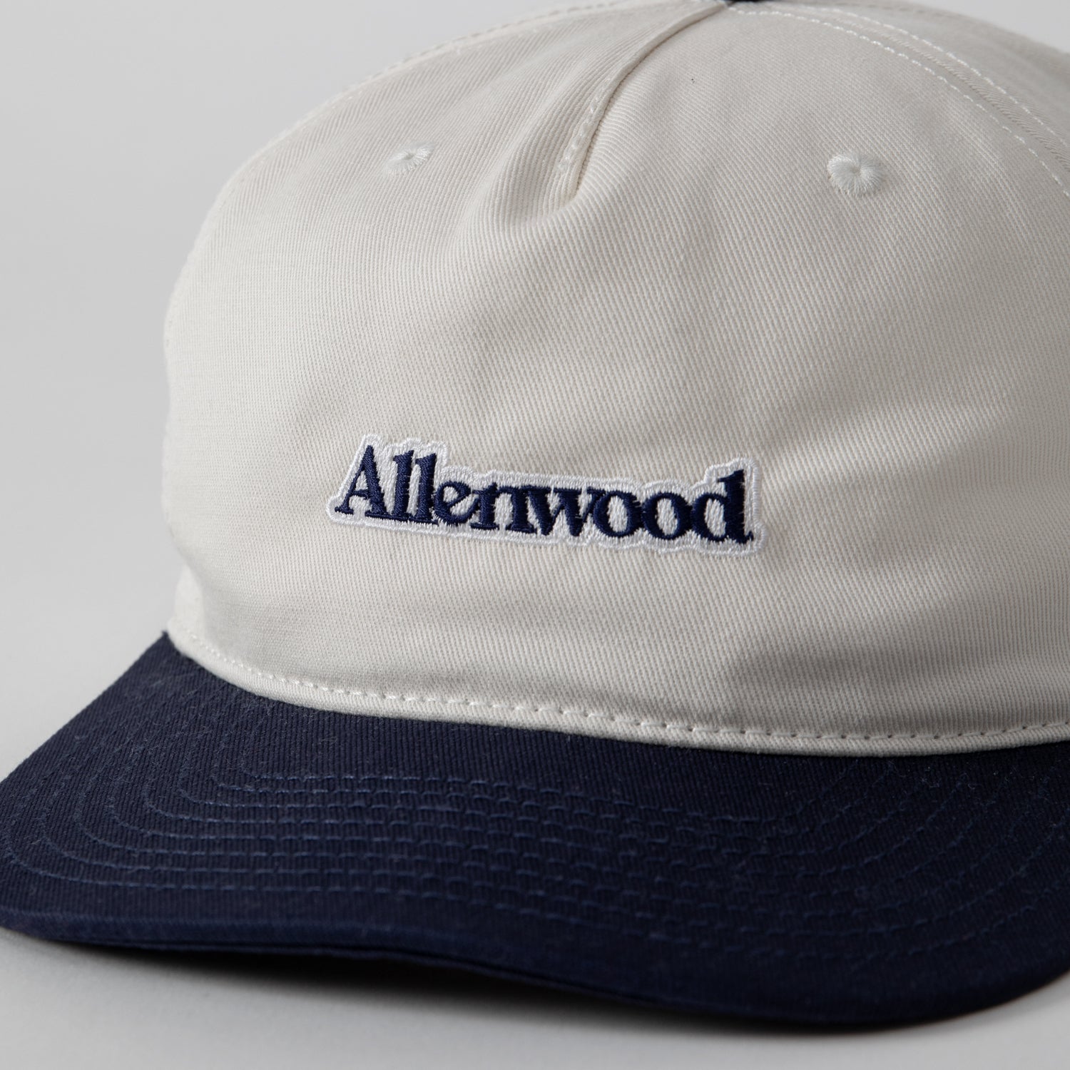 アレンウッド Allenwood 【EXCLUSIVE】2 TONE LOGO CAP （WHITE/NAVY） WHITE/NAVY