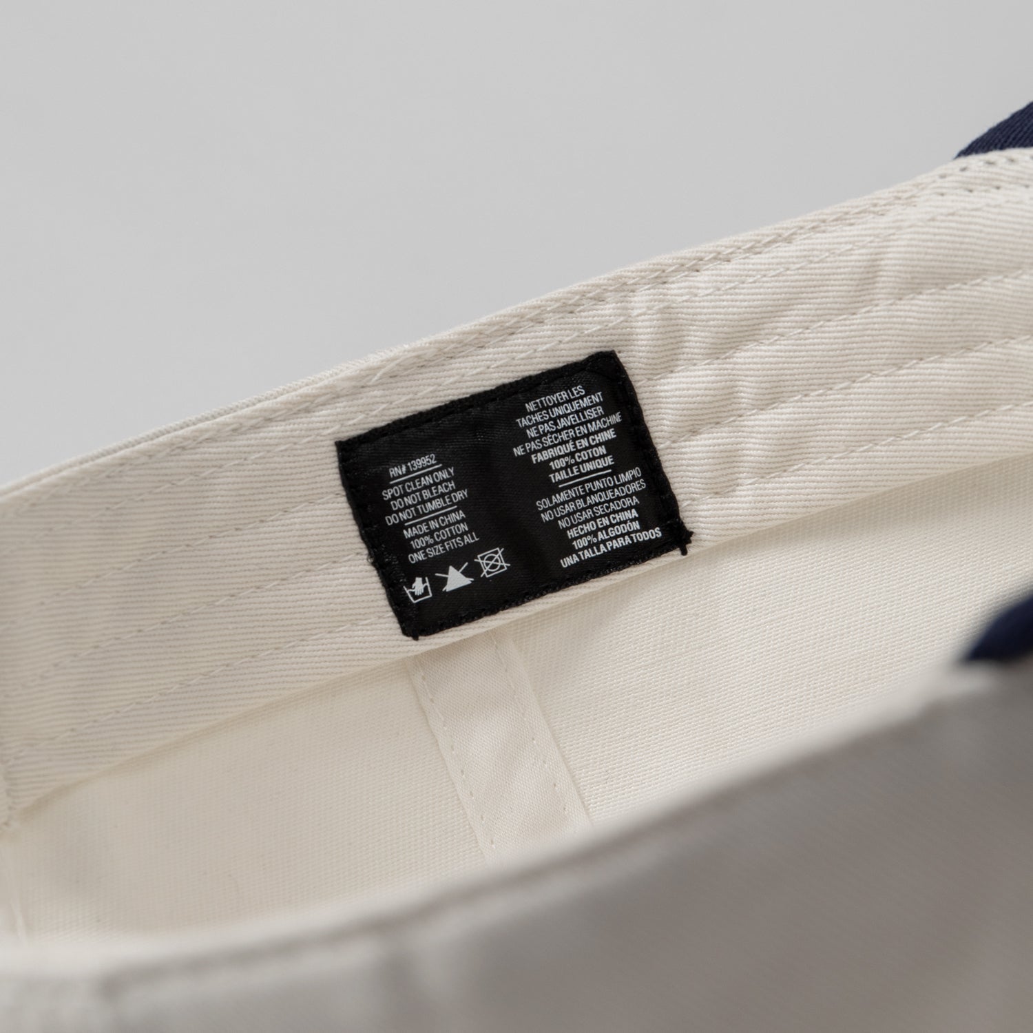 アレンウッド Allenwood 【EXCLUSIVE】2 TONE LOGO CAP （WHITE/NAVY） WHITE/NAVY