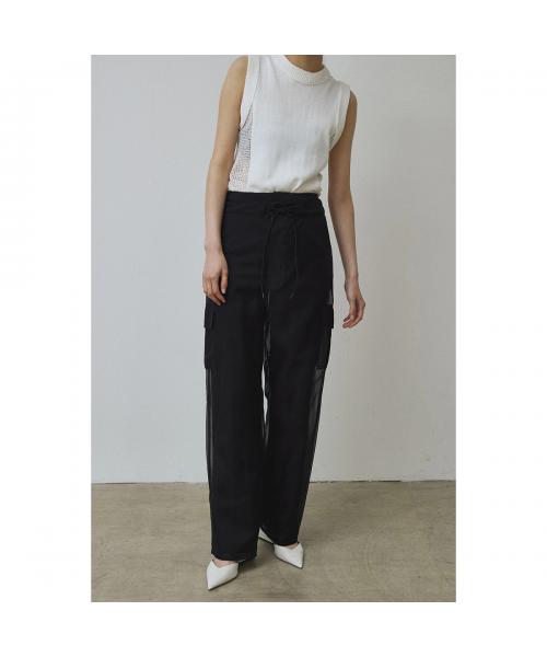 Abor カーゴパンツ Organdie Cargo Pants 251-62004 （802/BEIGE/ベージュ） 802/BEIGE/ベージュ