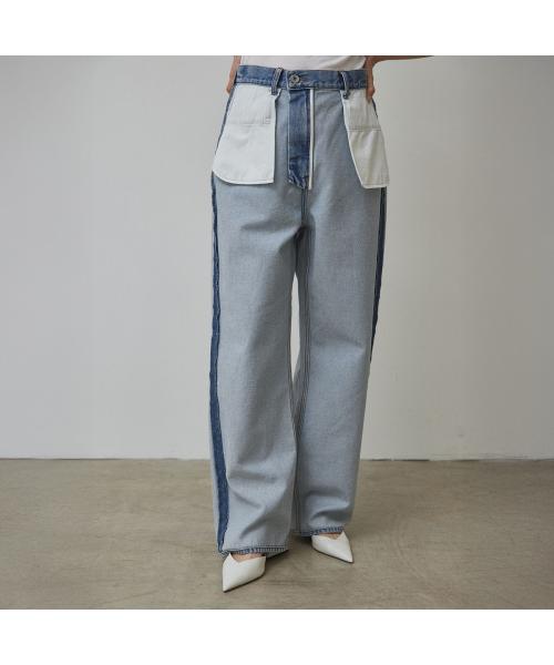 Abor デニムパンツ Inside Out Denim 251-62001 （501/BLUE/ブルー） 501/BLUE/ブルー