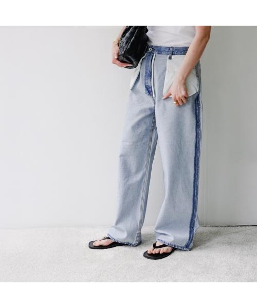 Abor デニムパンツ Inside Out Denim 251-62001 （501/BLUE/ブルー） 501/BLUE/ブルー
