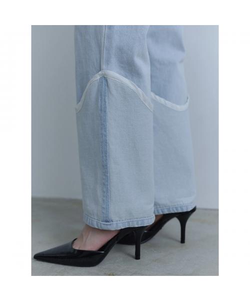 Abor デニムパンツ Layered Leg Cover Denim 242-62035 （909/BLACK/ブラック） 909/BLACK/ブラック