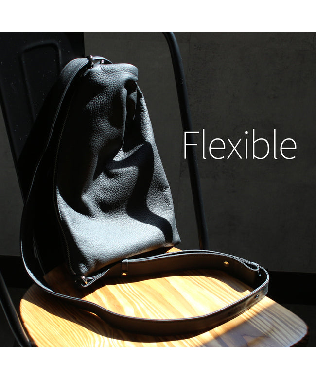 アウ A_W A_W アウ フレキシブル 2WAY ボンサックショルダー Flexible AB-022 （グレー） グレー