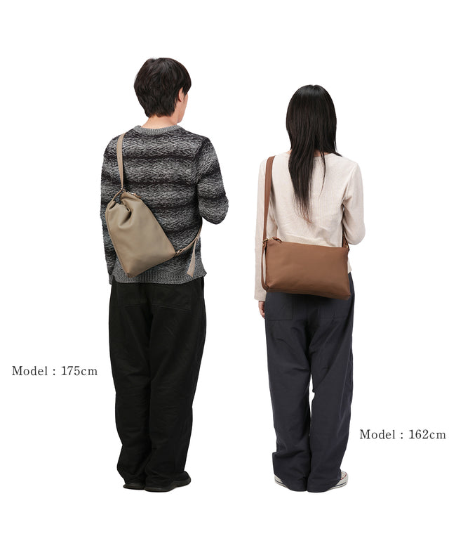 アウ A_W A_W アウ フレキシブル 2WAY ボンサックショルダー Flexible AB-022 （グレー） グレー