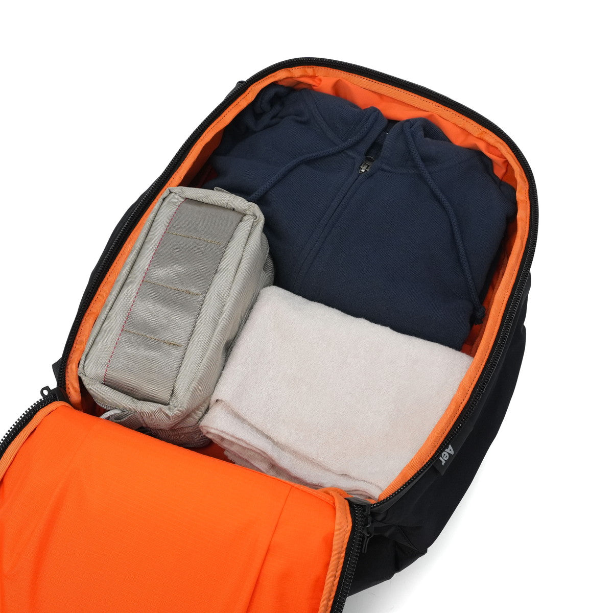 エアー Aer リュック 通勤 通学 メンズ リュックサック バックパック 旅行 PC収納 16inch 撥水 ビジネス ナイロン B4 2層 Travel Collection PACK 4 28L X-PAC（Black） Black