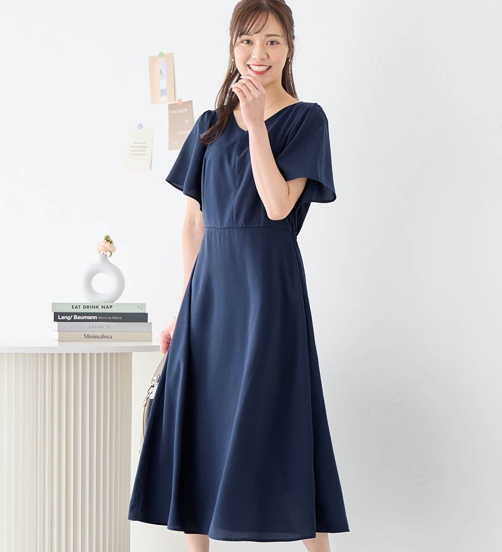 アロッタ Alotta 【選べる2タイプ】骨格別ワンピース＜骨格ストレート＞ （ネイビー／骨格ストレート） ネイビー／骨格ストレート