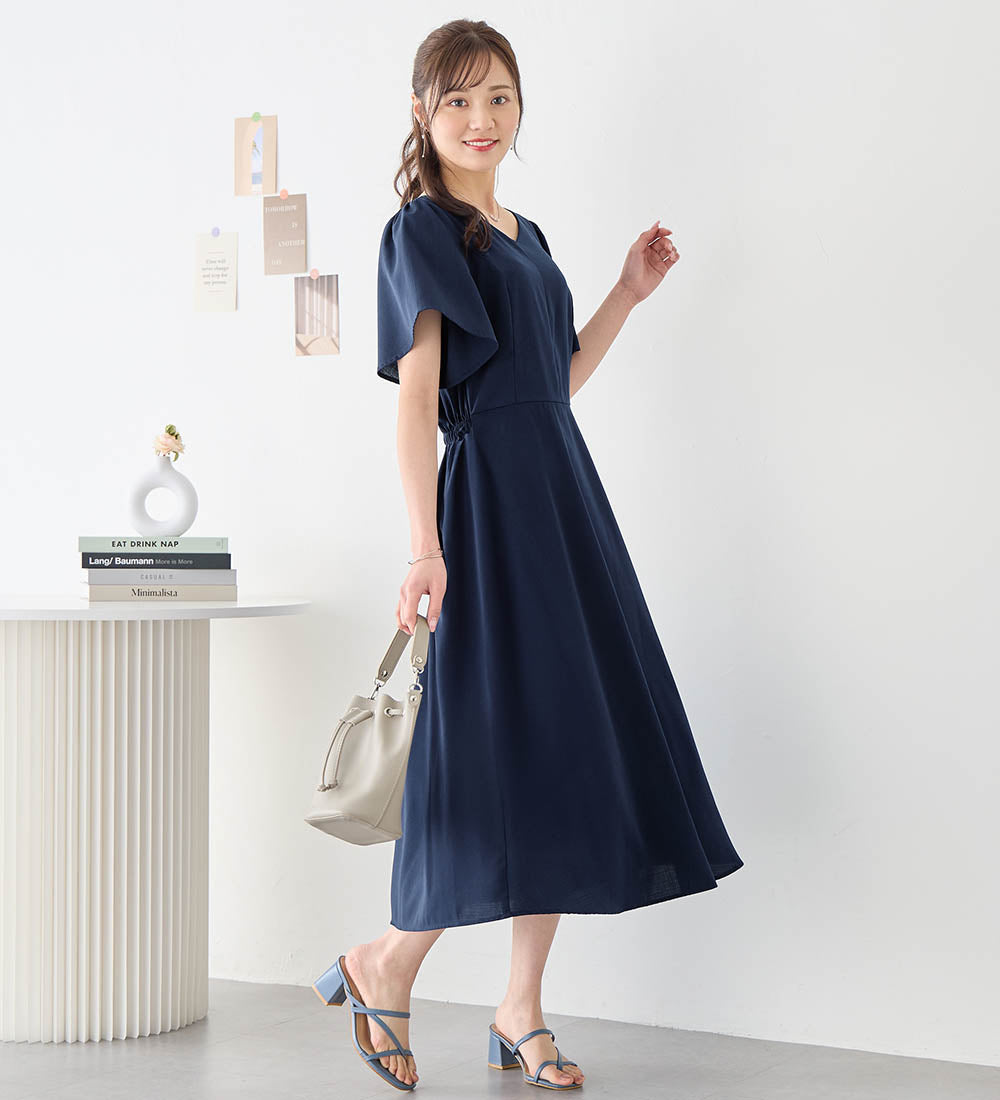 アロッタ Alotta 【選べる2タイプ】骨格別ワンピース＜骨格ストレート＞ （ネイビー／骨格ストレート） ネイビー／骨格ストレート