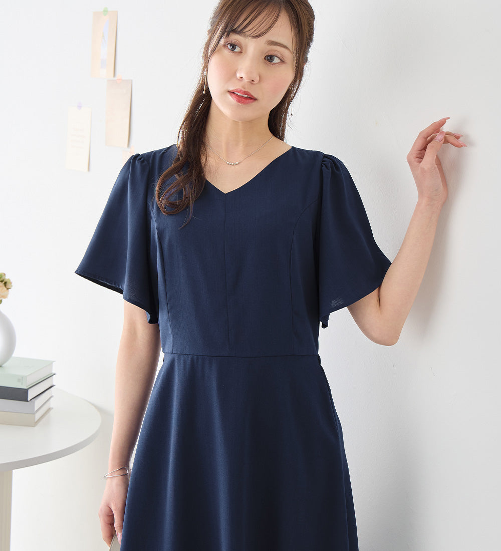 アロッタ Alotta 【選べる2タイプ】骨格別ワンピース＜骨格ストレート＞ （ネイビー／骨格ストレート） ネイビー／骨格ストレート