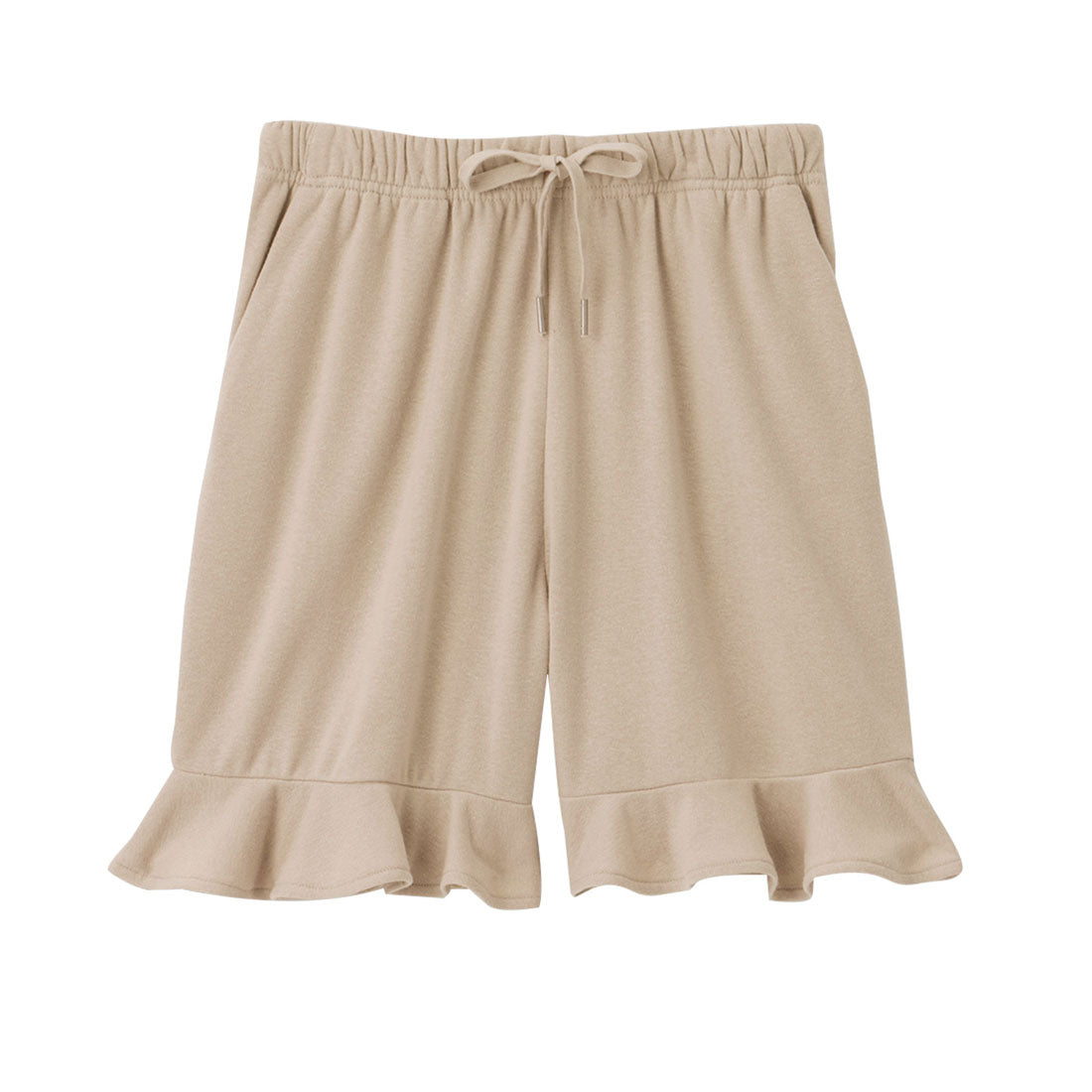 アロッタ Alotta やわらかパイル裾フリルショートパンツ