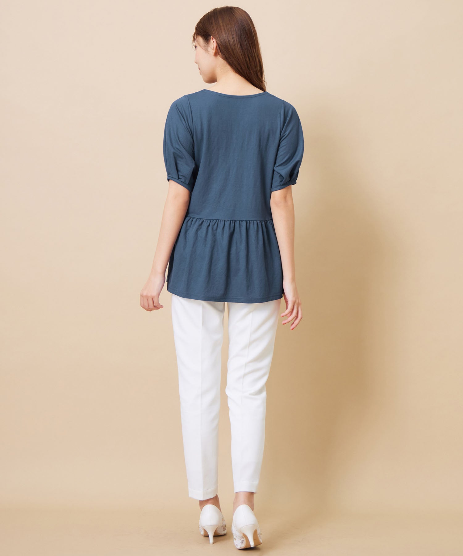 Alotta Alotta Pearl-風格的鑰匙頸長胡椒衣