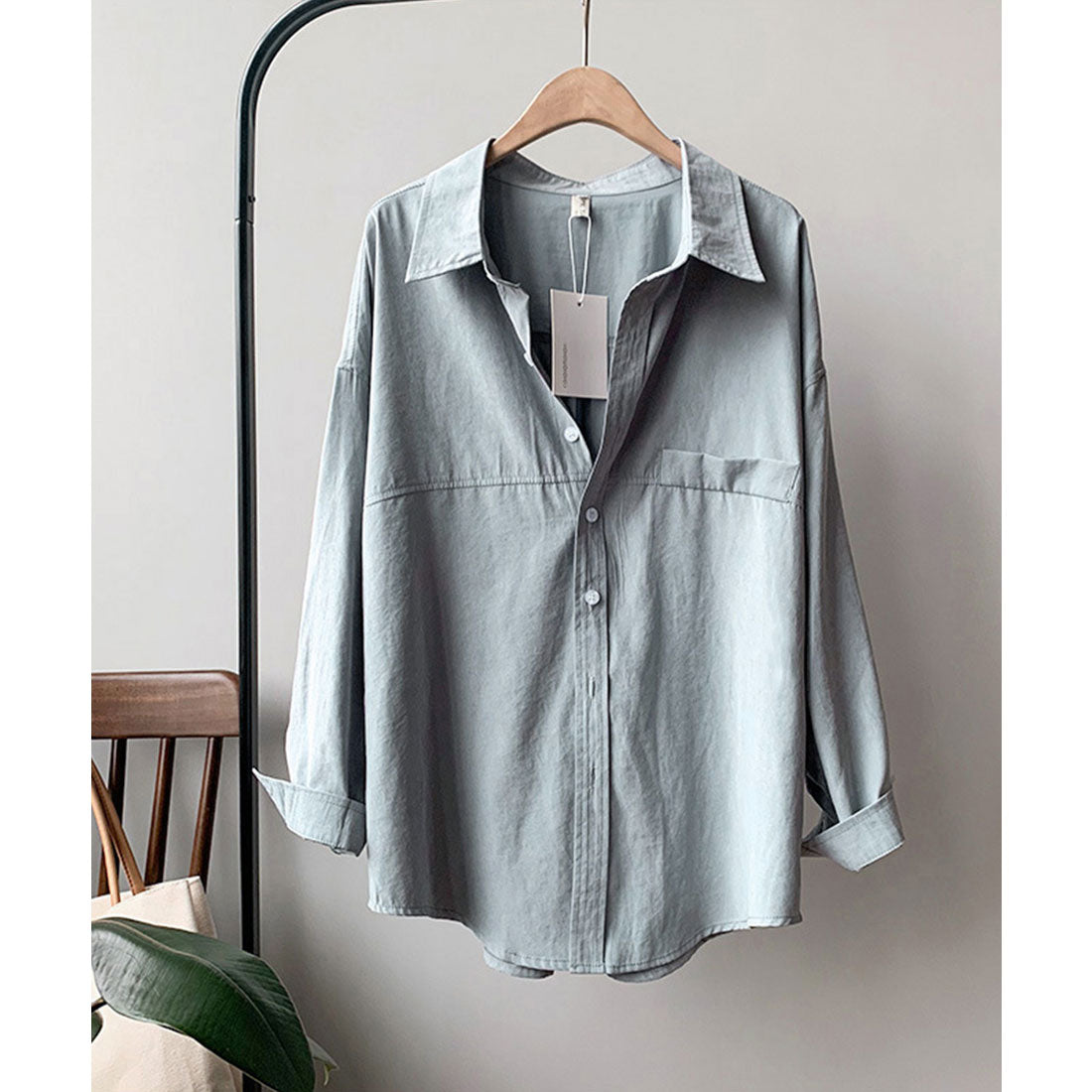 シャツブラウス レディース長袖トップス