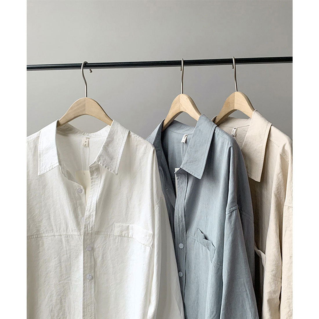 シャツブラウス レディース長袖トップス