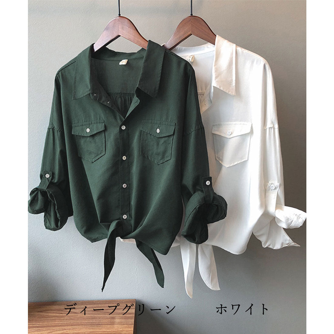 シャツブラウス レディース 七分袖シャツ