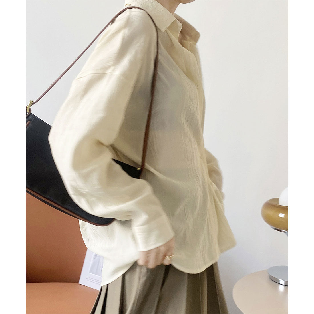 襯衫上衣女士放鬆